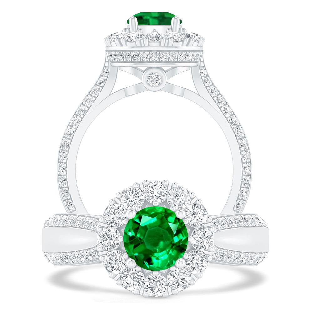 White Gold - Emerald