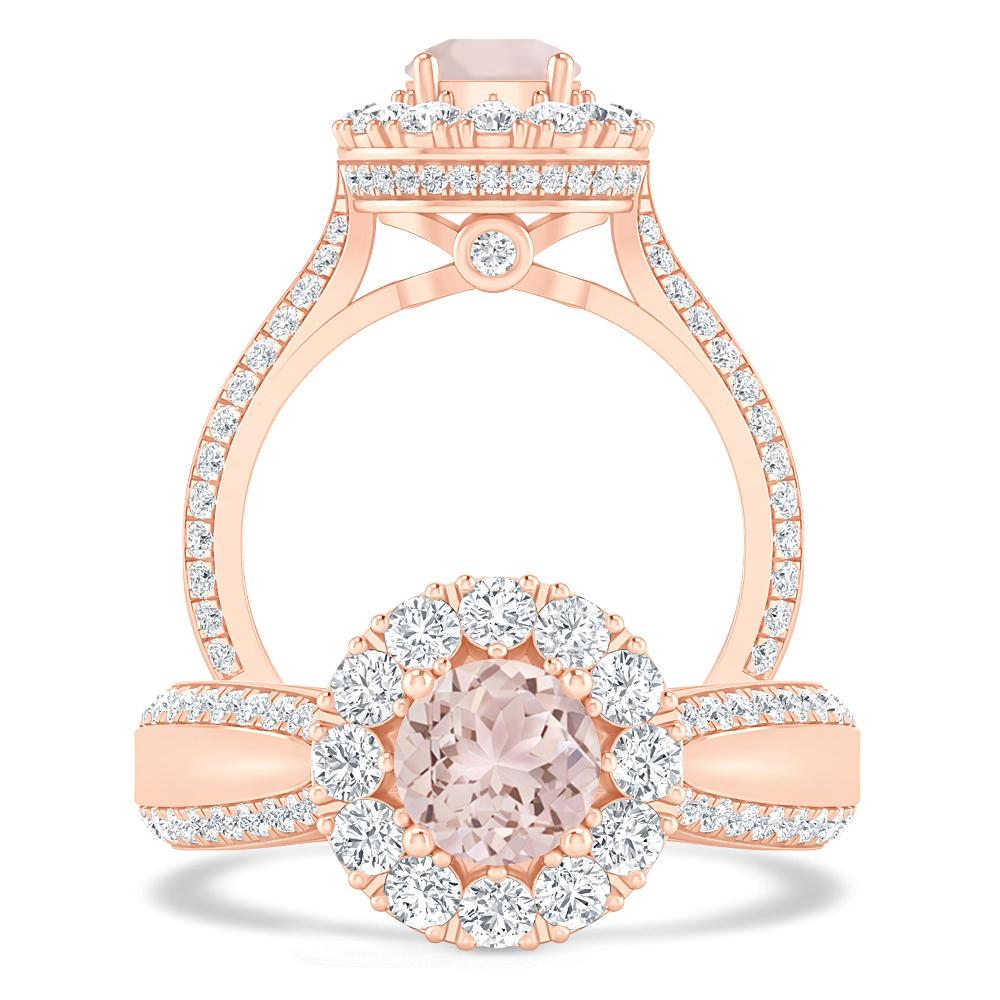 Rose Gold - Morganite