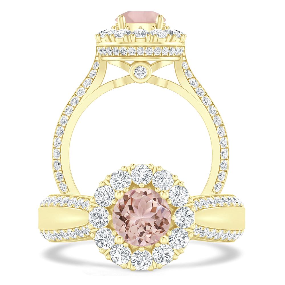 Yellow Gold - Morganite