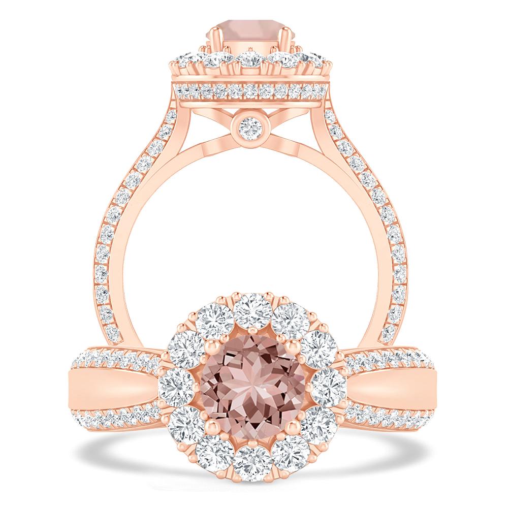 Rose Gold - Morganite