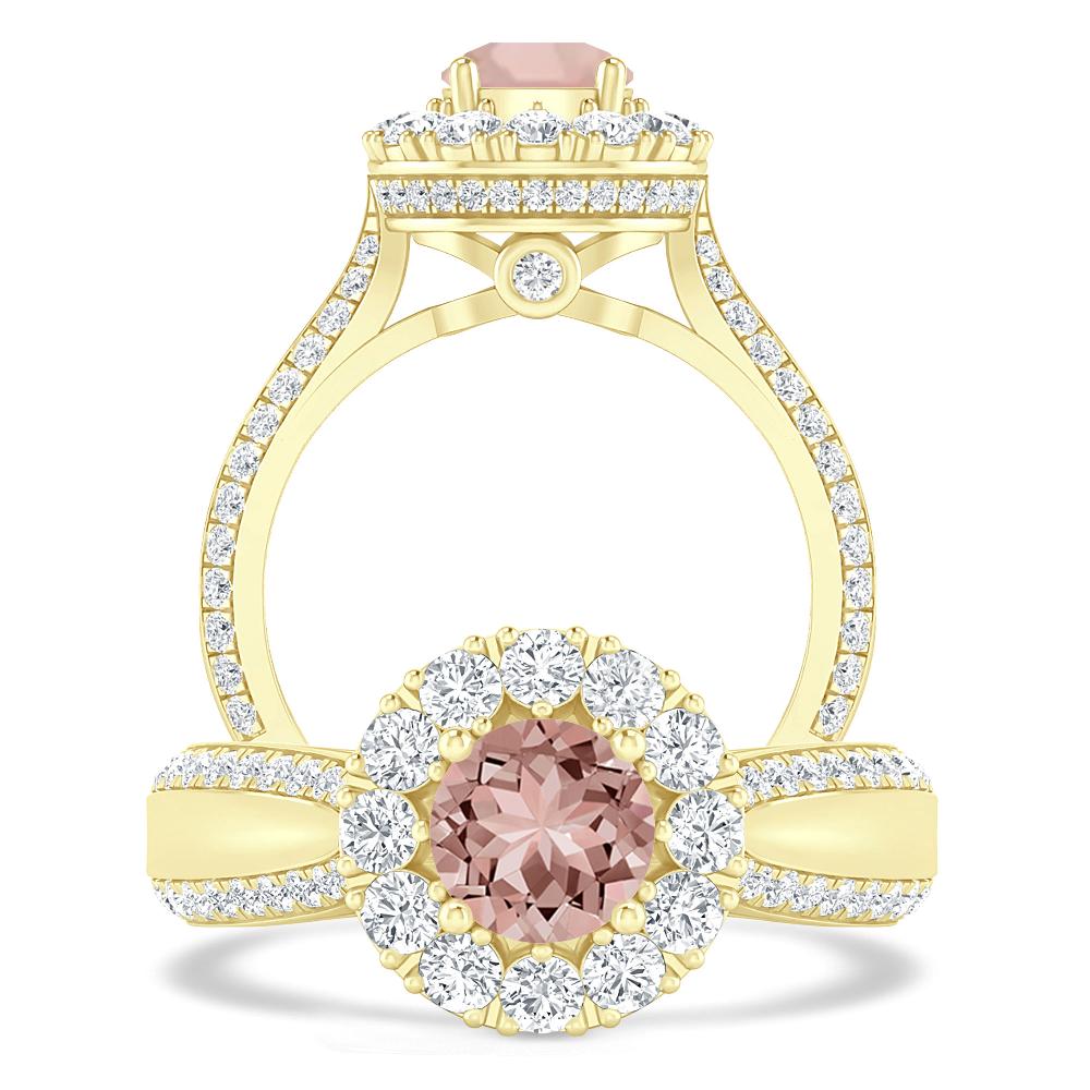 Yellow Gold - Morganite