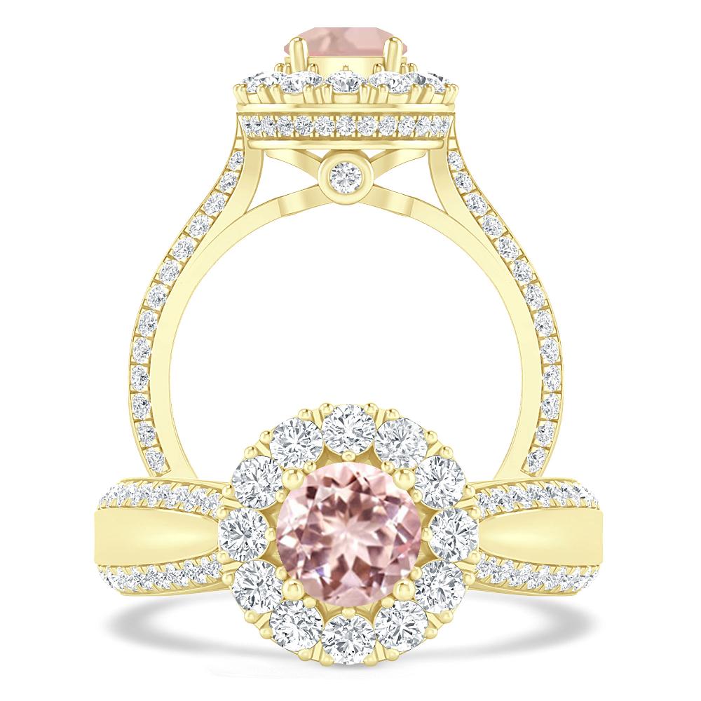 Yellow Gold - Morganite