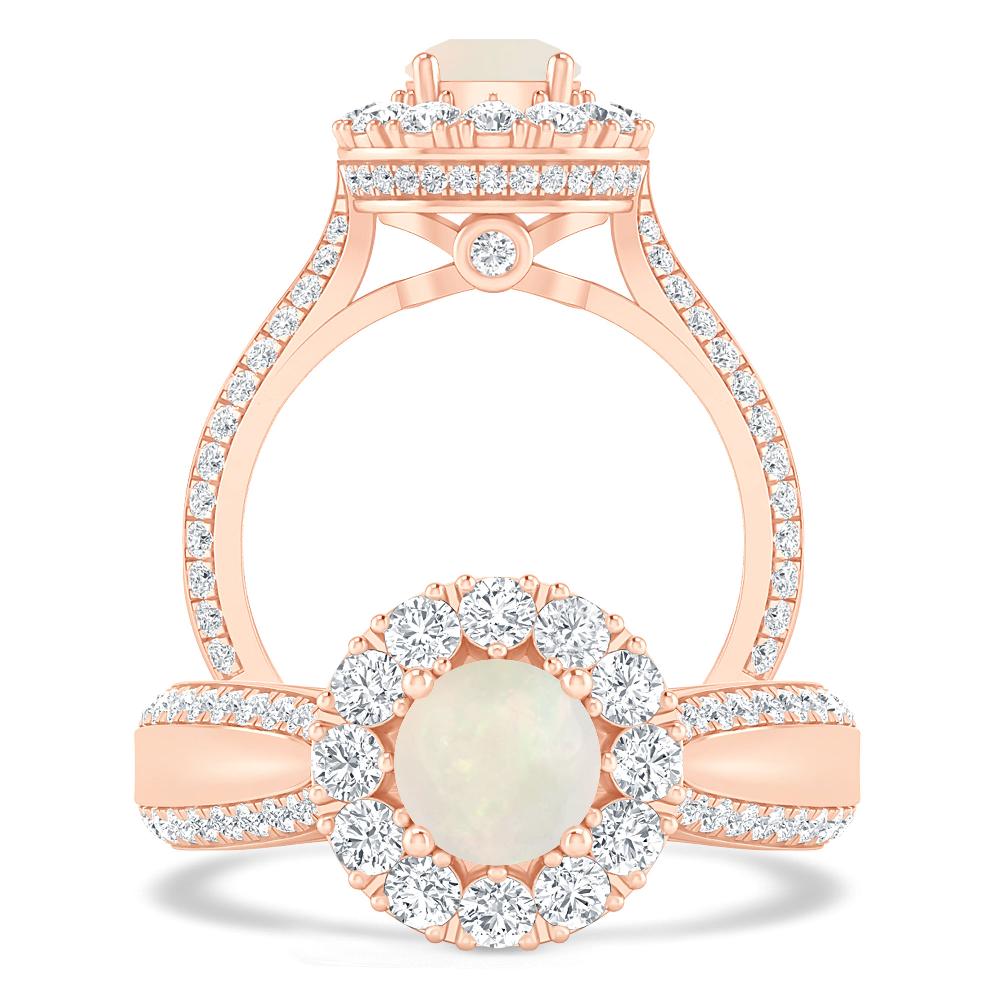 Rose Gold - Opal