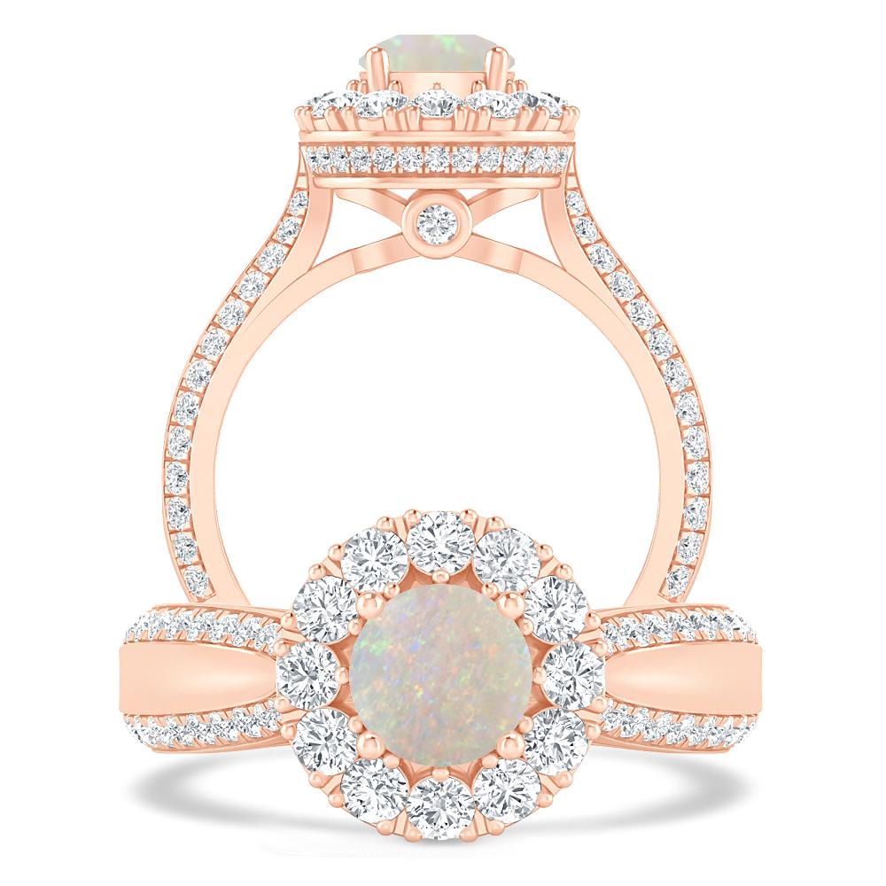 Rose Gold - Opal