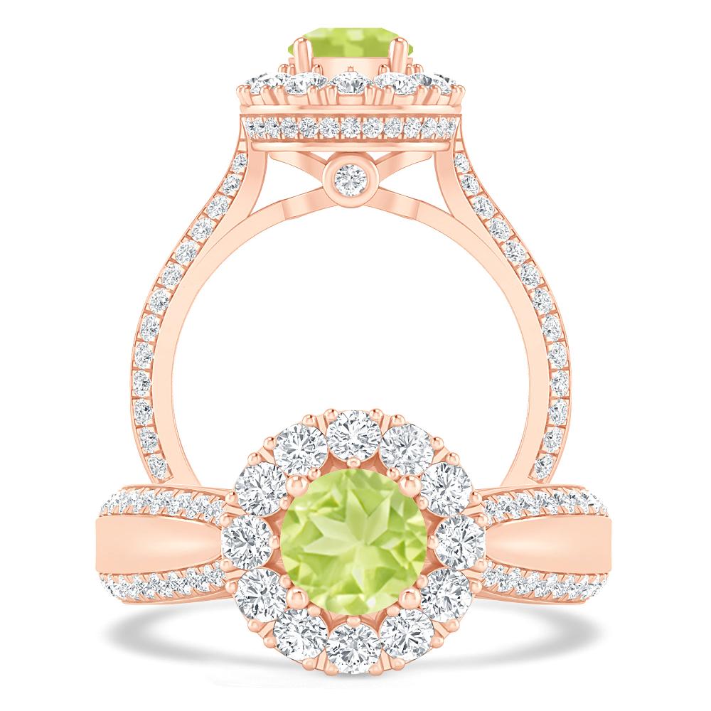 Rose Gold - Peridot