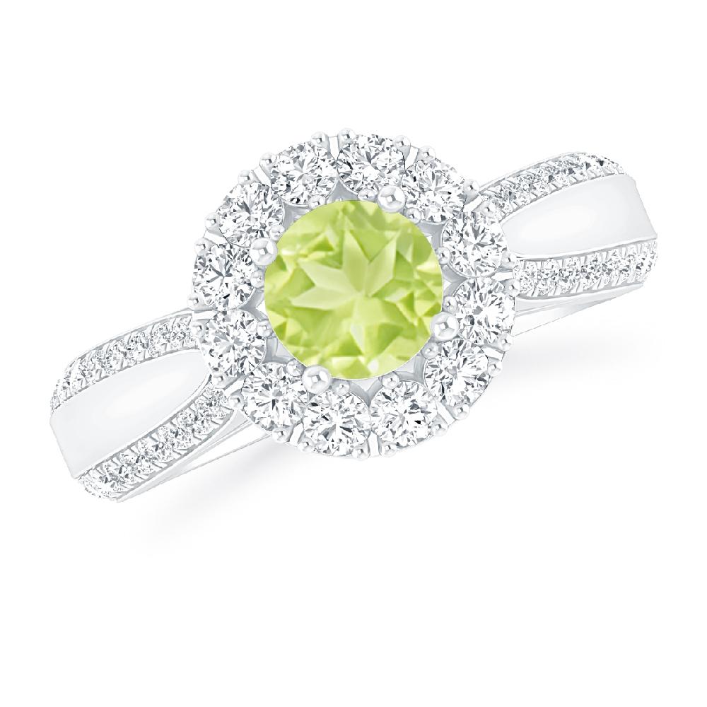 White Gold - Peridot