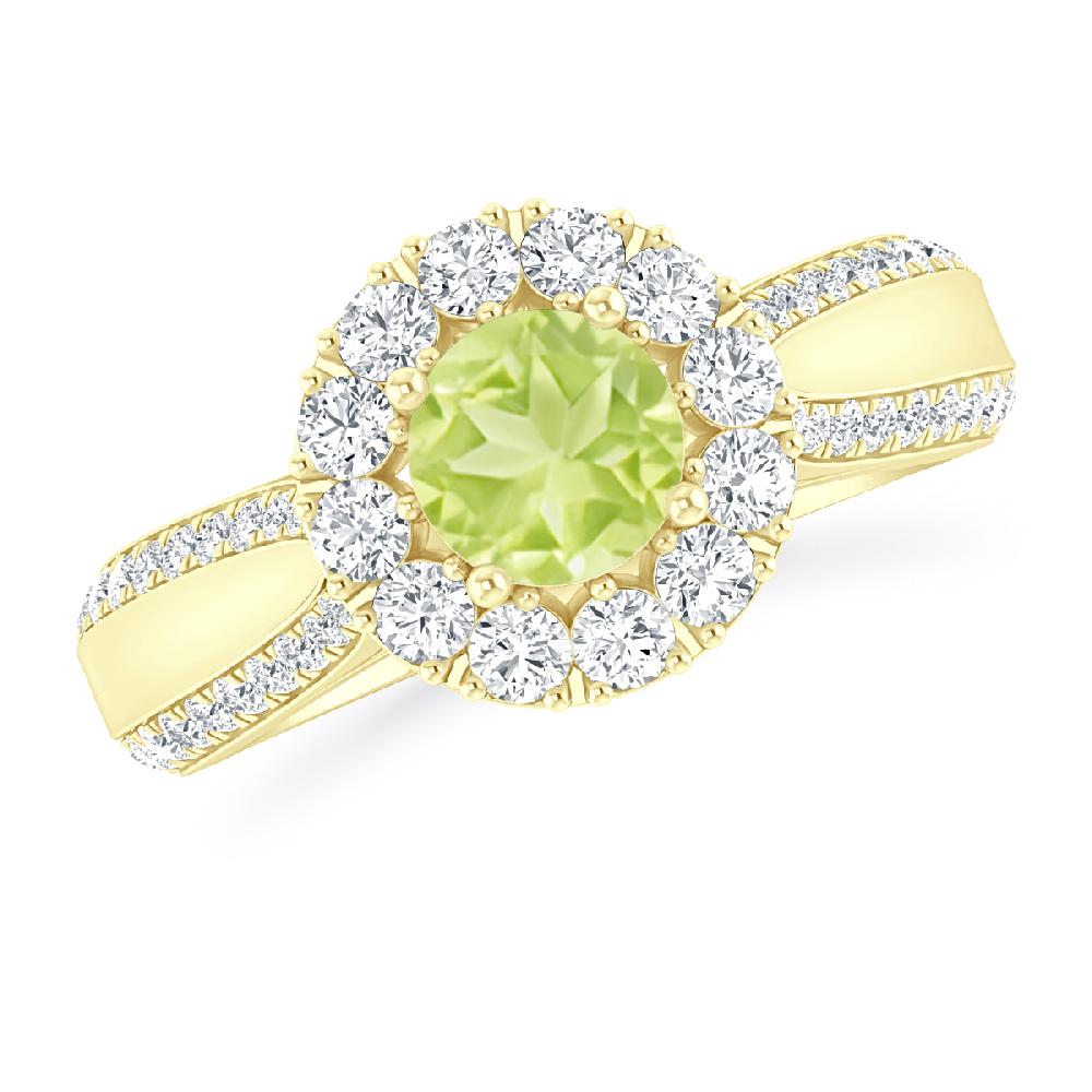 Yellow Gold - Peridot