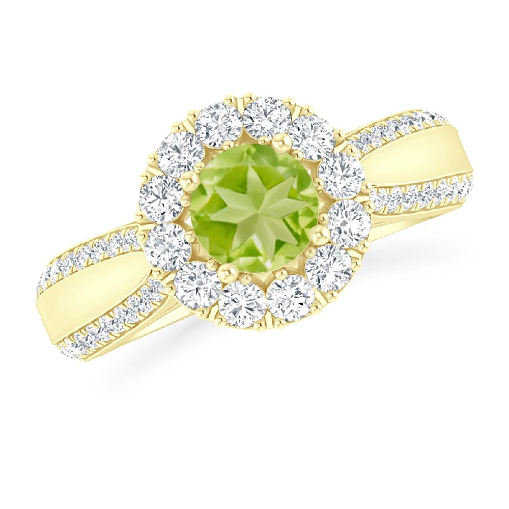 Yellow Gold - Peridot