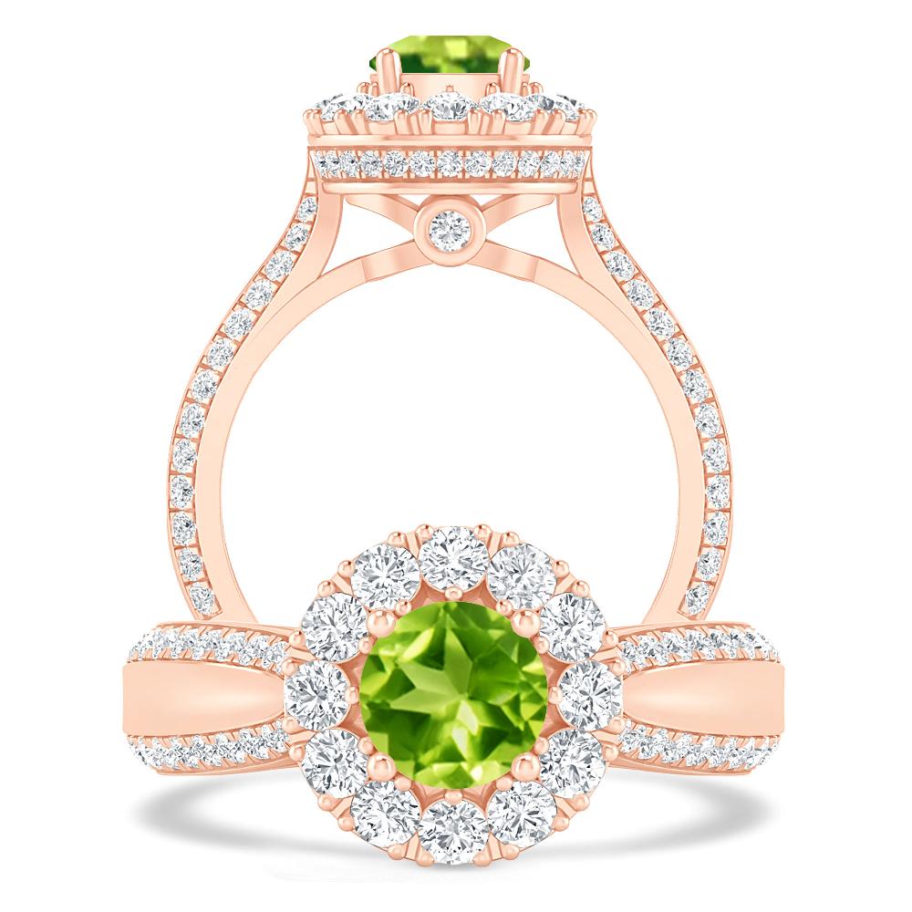 Rose Gold - Peridot