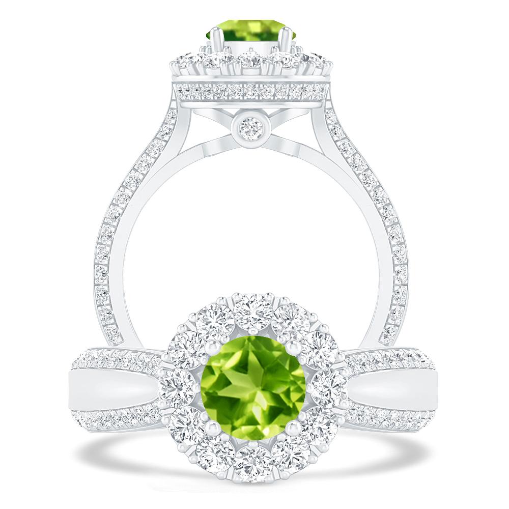 White Gold - Peridot