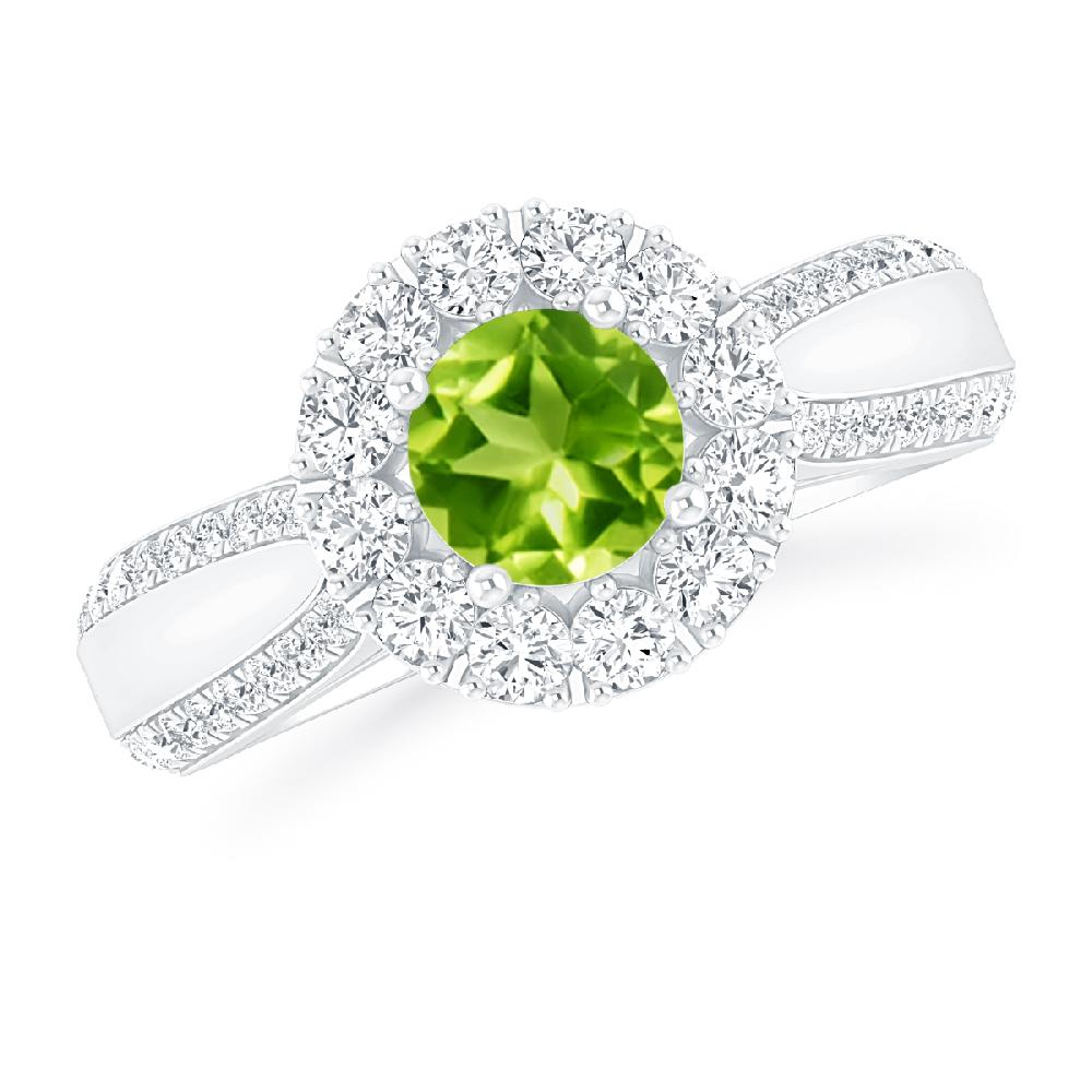 White Gold - Peridot