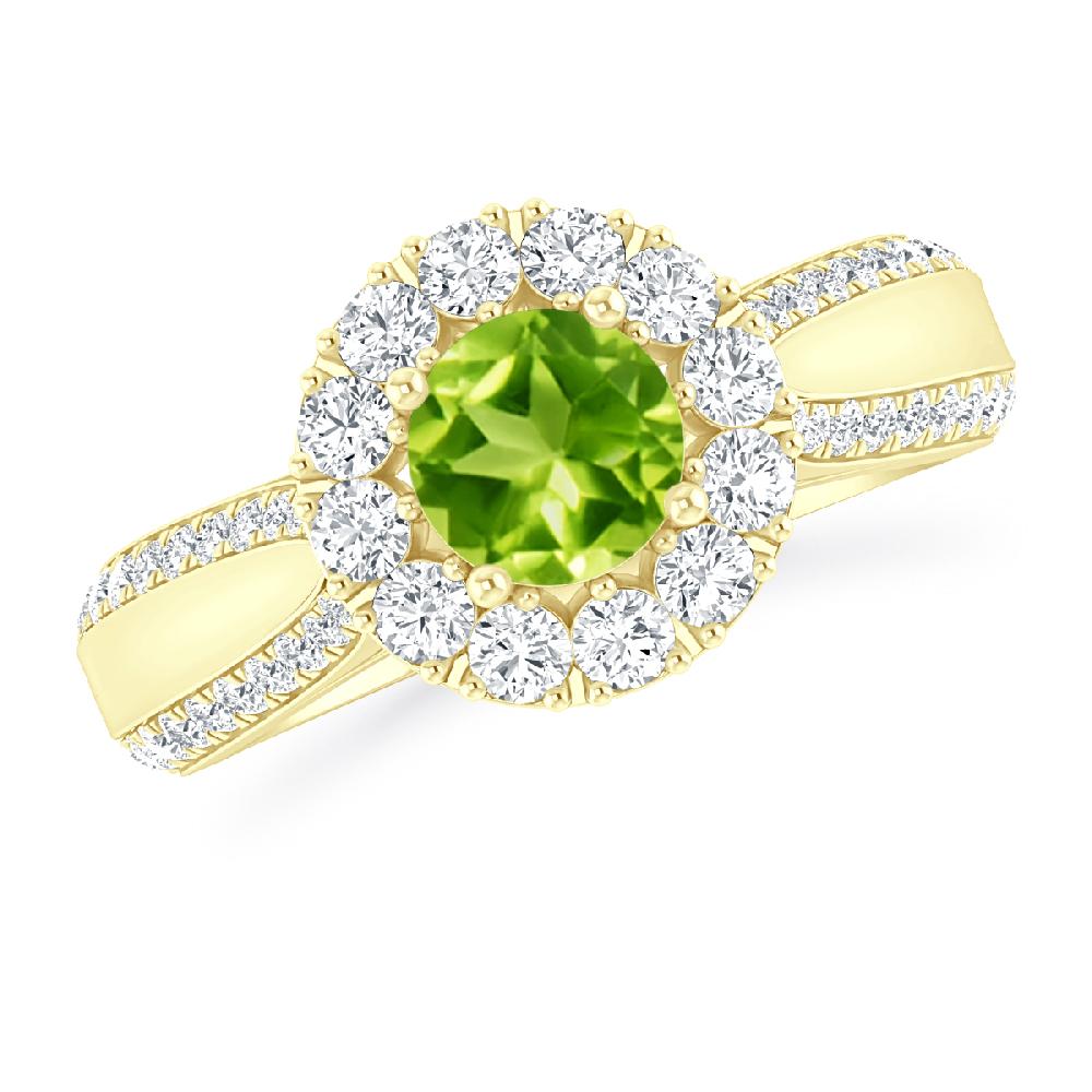 Yellow Gold - Peridot