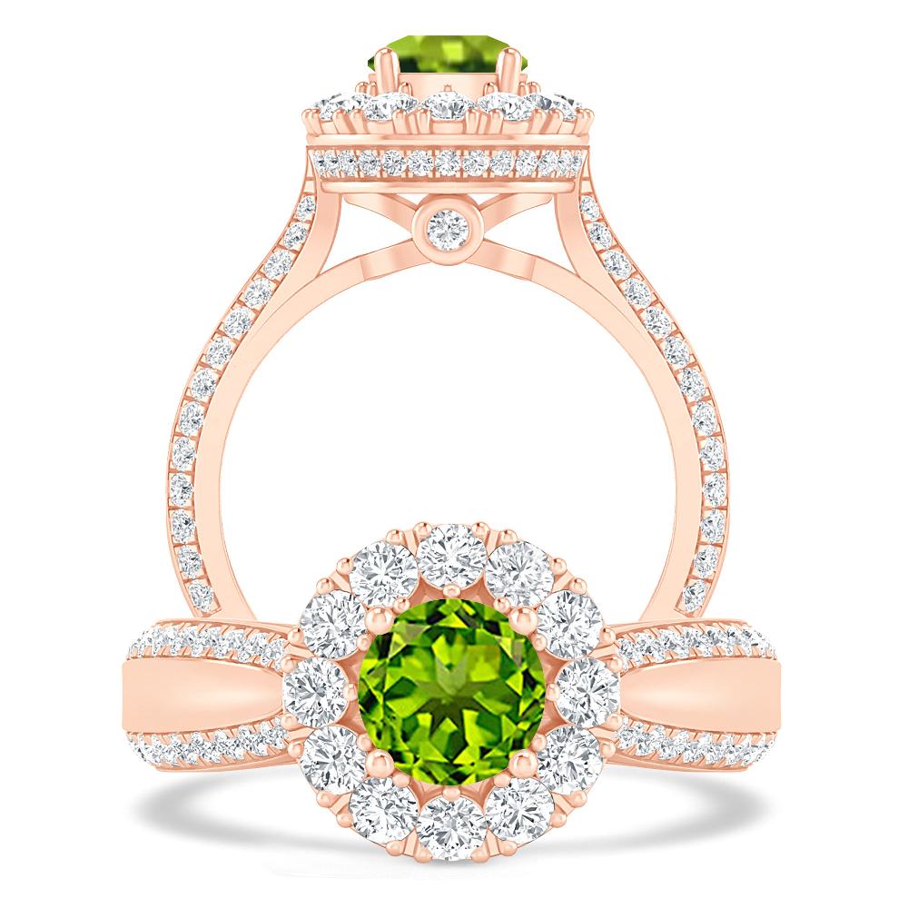 Rose Gold - Peridot