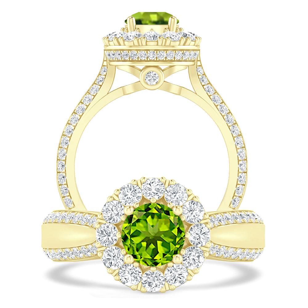 Yellow Gold - Peridot