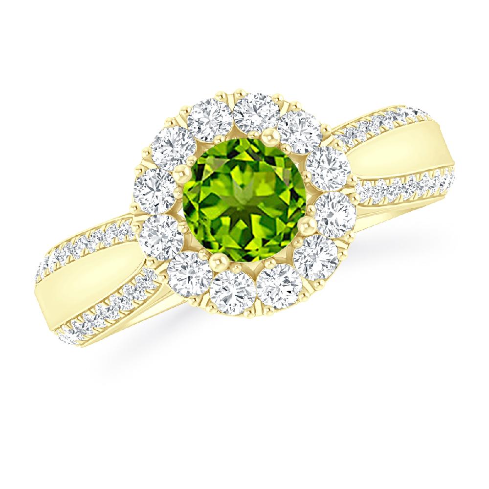 Yellow Gold - Peridot