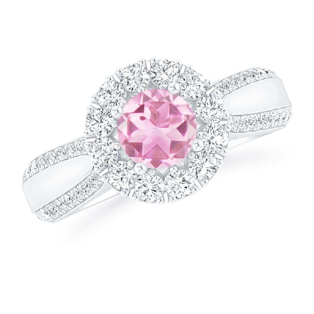 White Gold - Pink Tourmaline