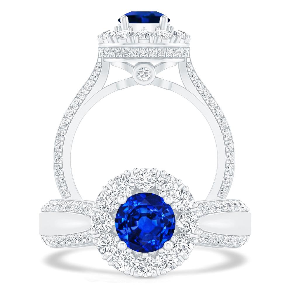 White Gold - Sapphire