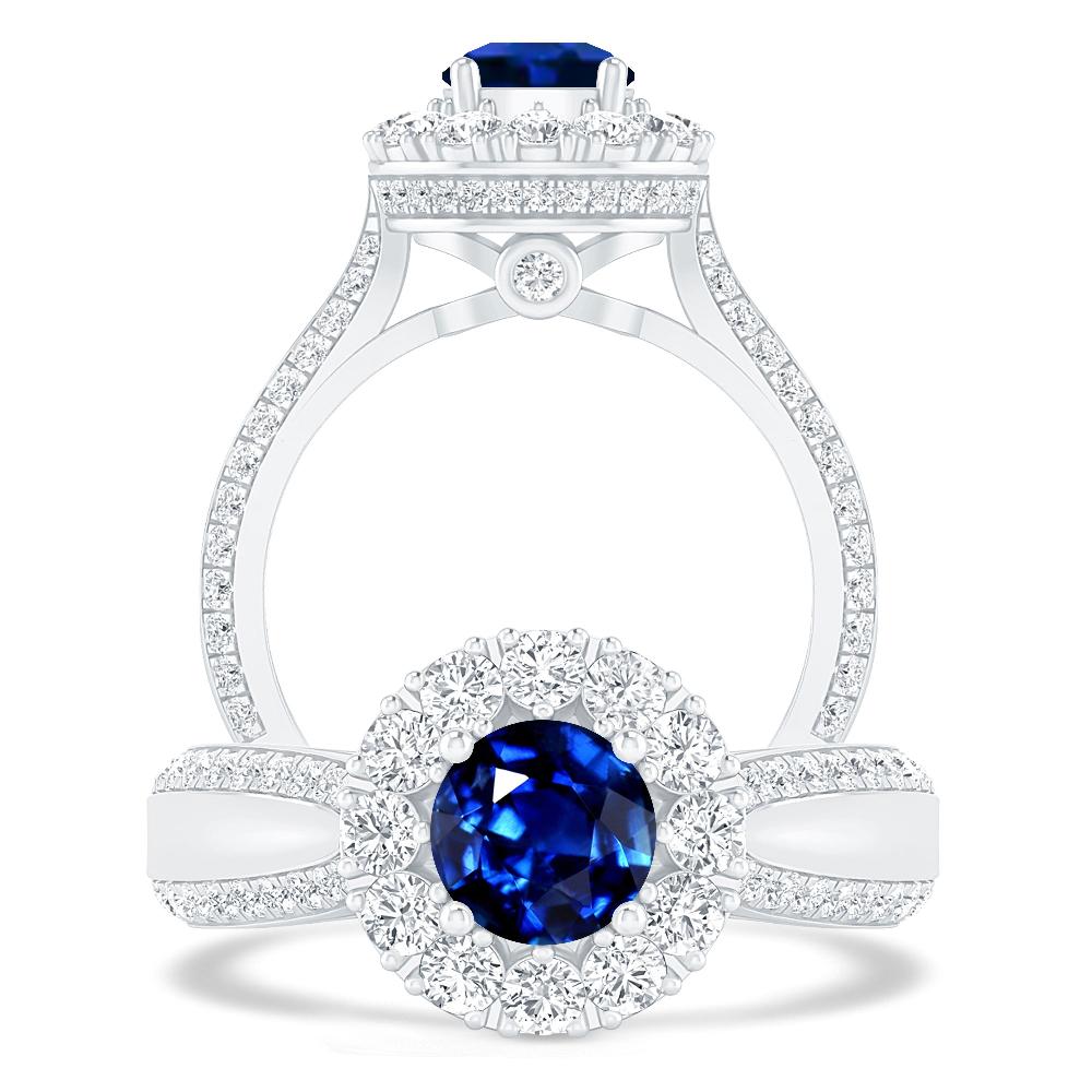 White Gold - Sapphire