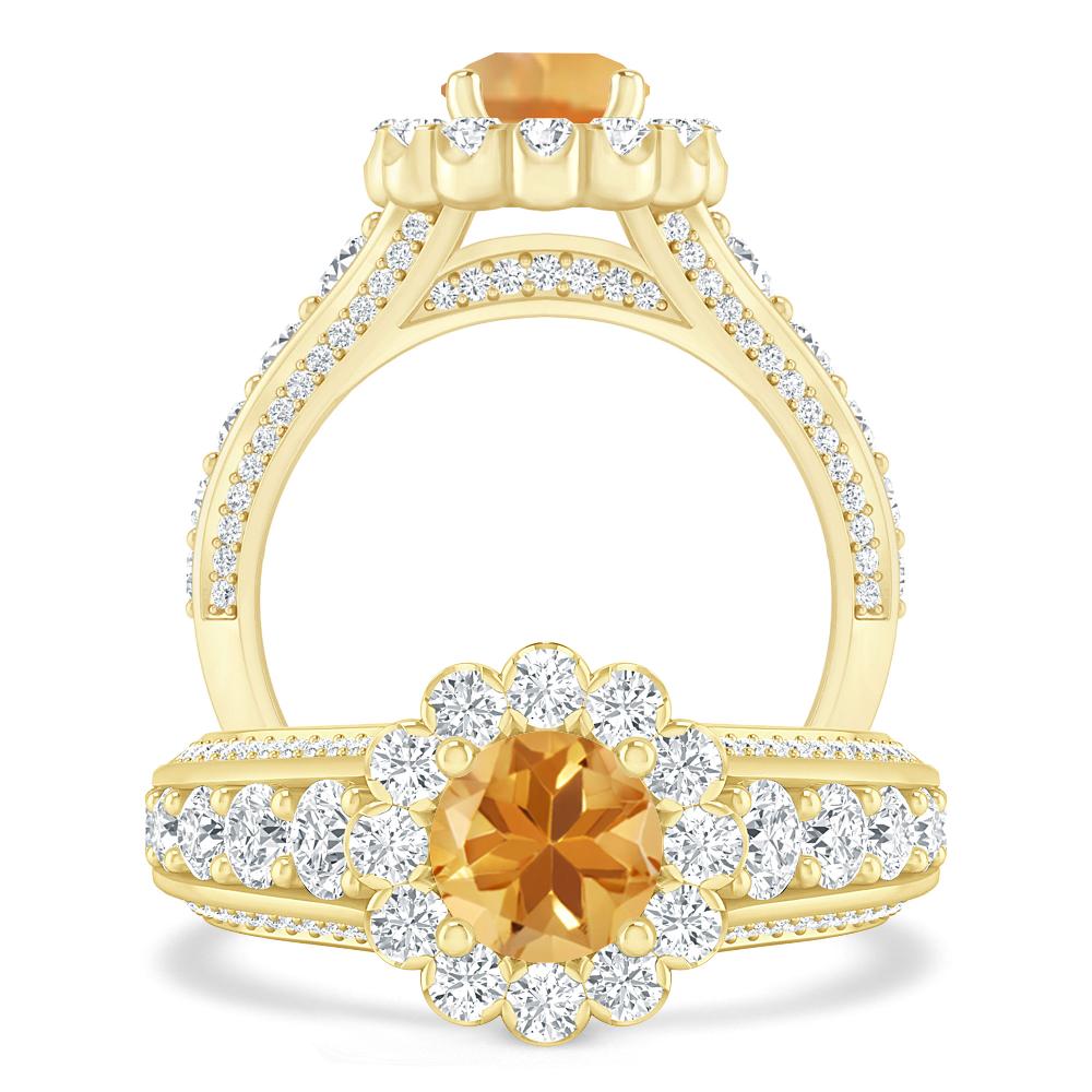 Yellow Gold - Citrine