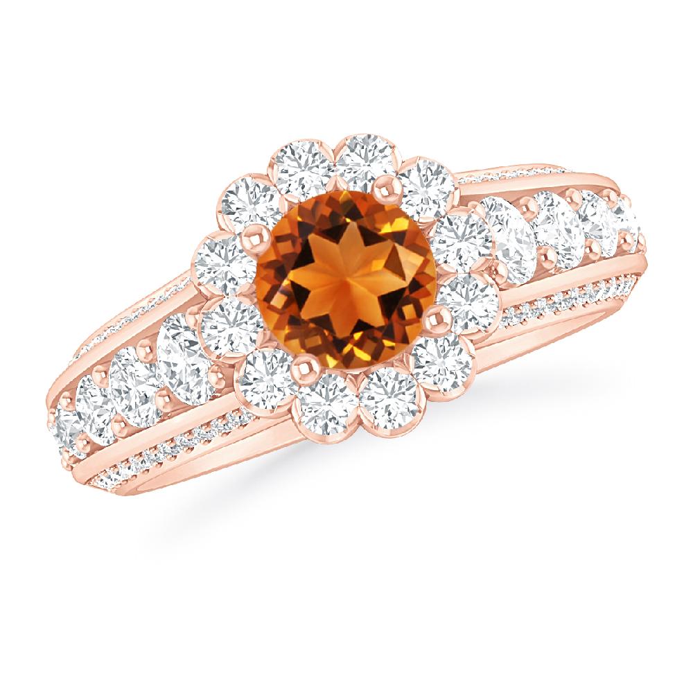 Rose Gold - Citrine