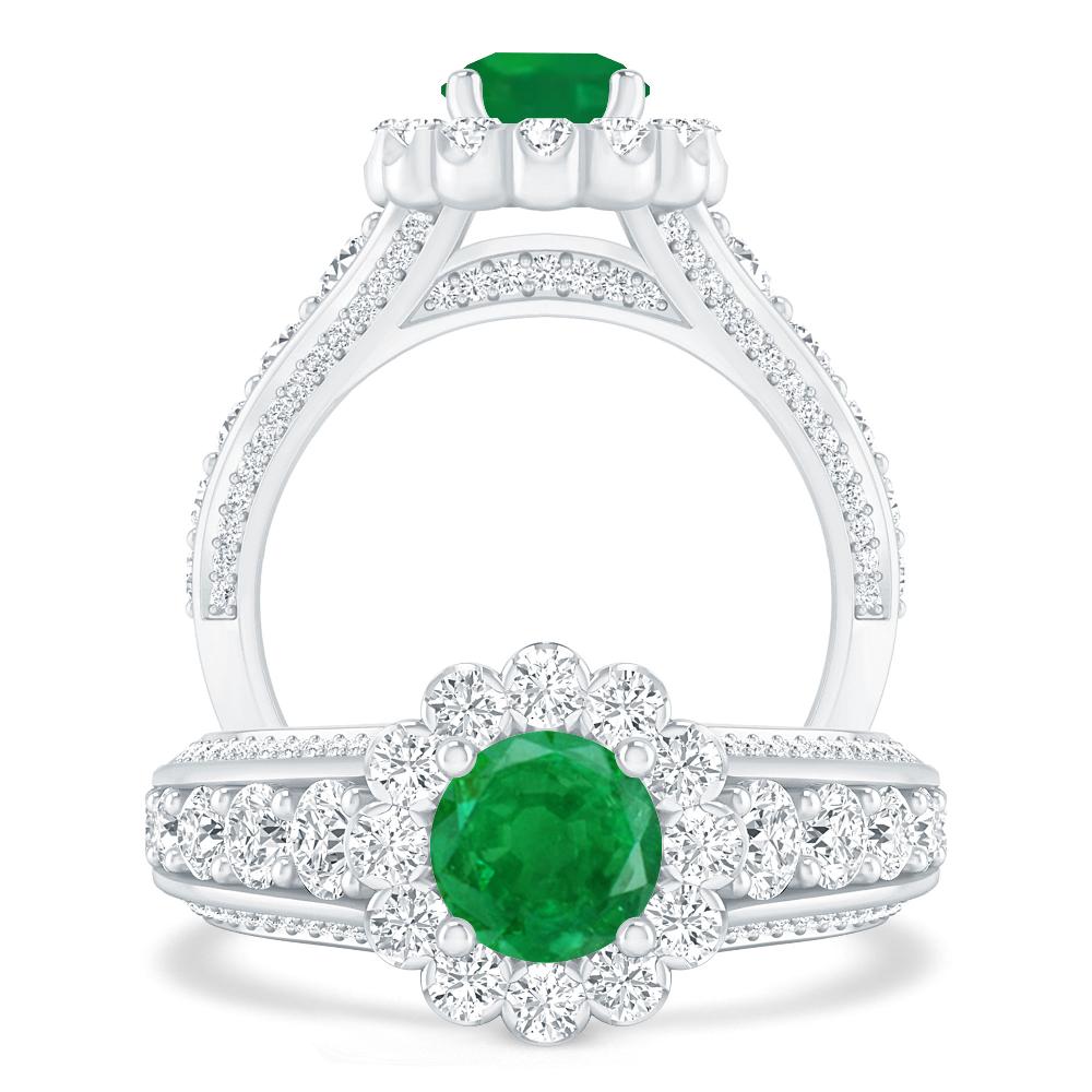 White Gold - Emerald