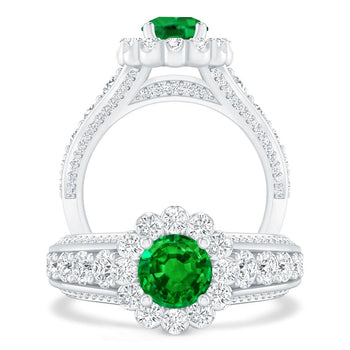 White Gold - Emerald