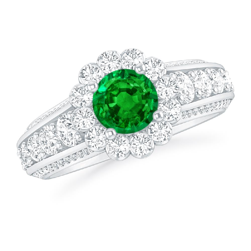 White Gold - Emerald