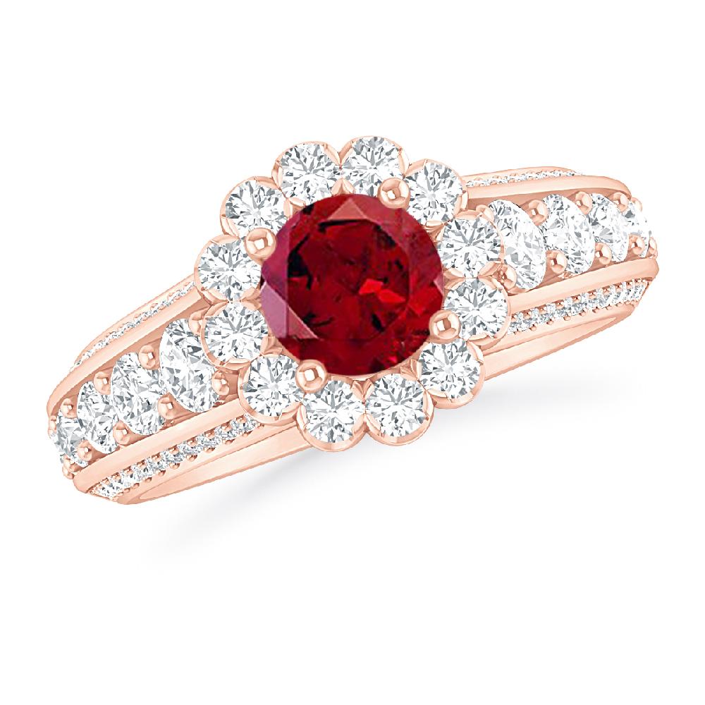 Rose Gold - Garnet