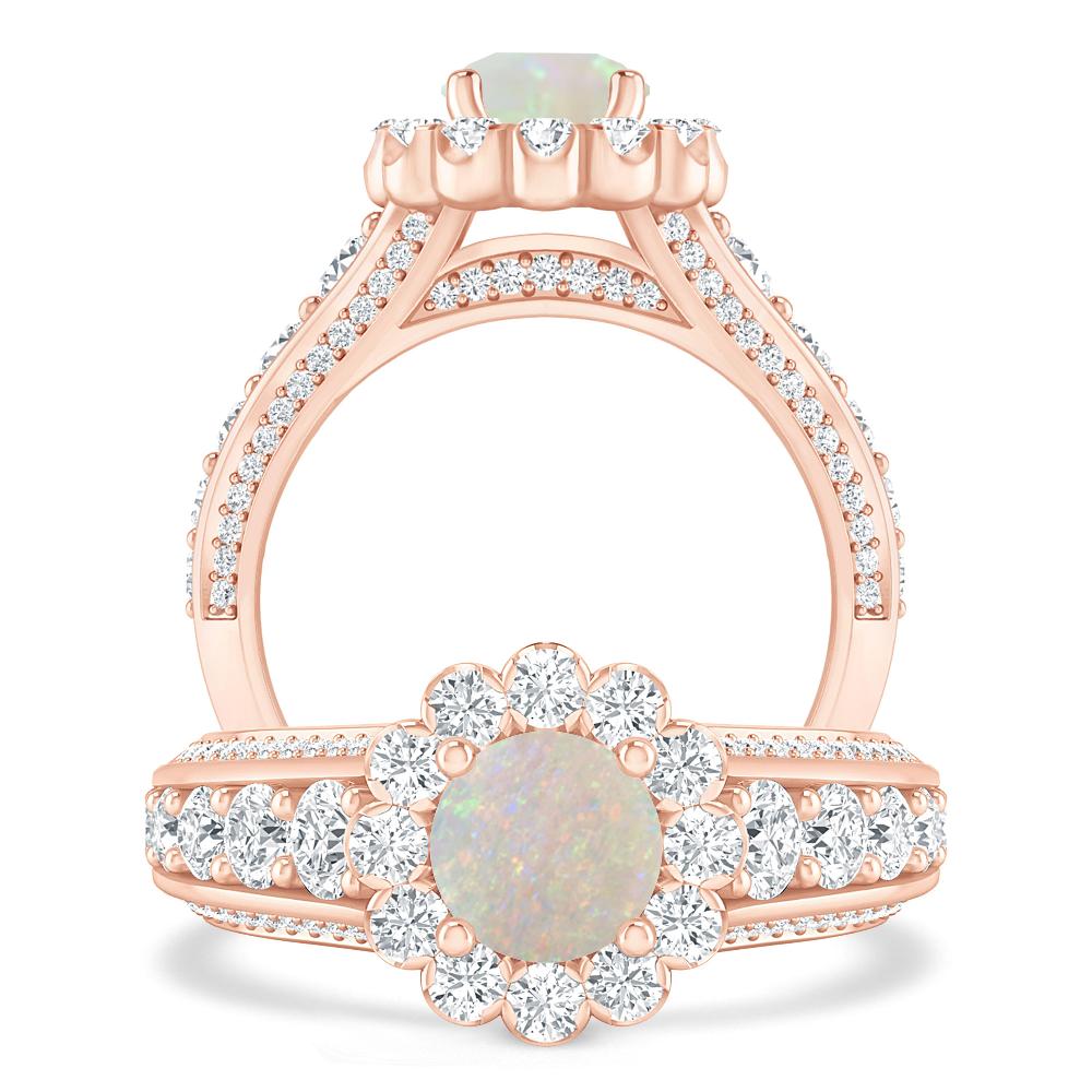 Rose Gold - Opal