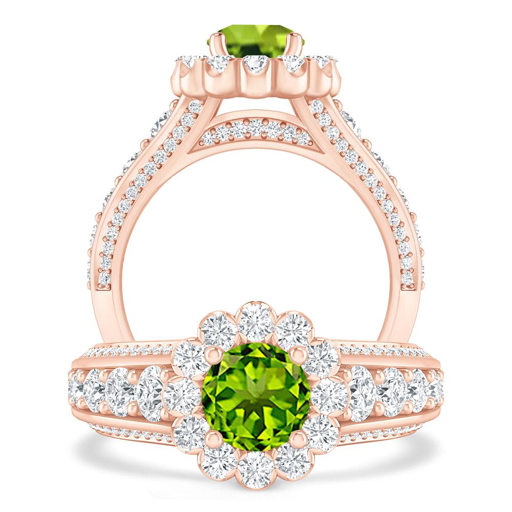 Rose Gold - Peridot