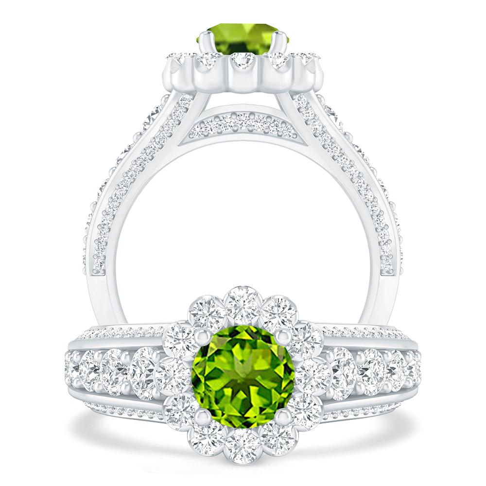 White Gold - Peridot