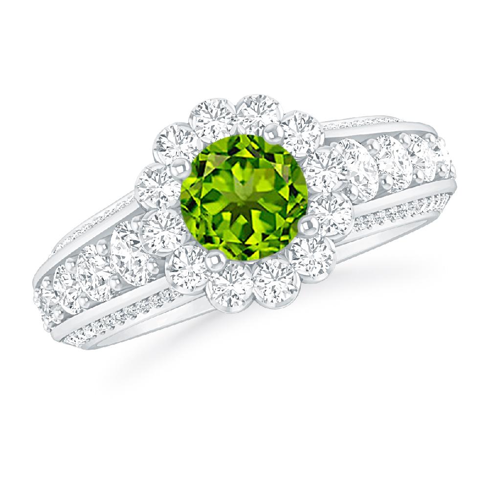 White Gold - Peridot