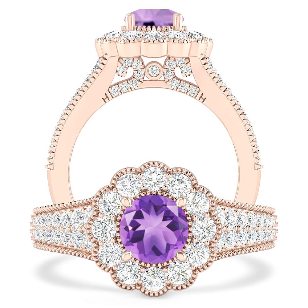 Rose Gold - Amethyst