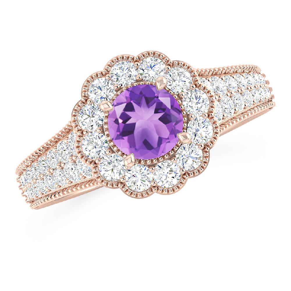 Rose Gold - Amethyst