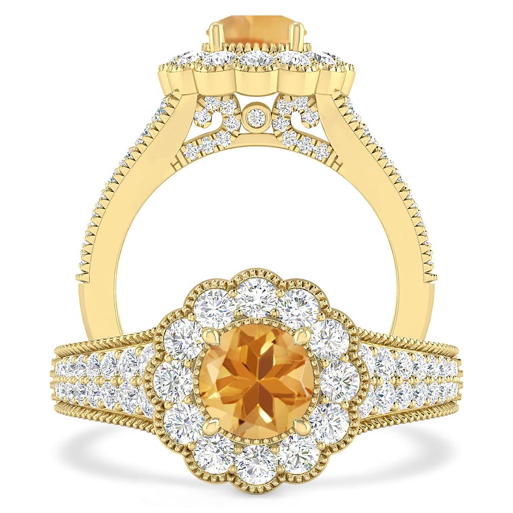 Yellow Gold - Citrine