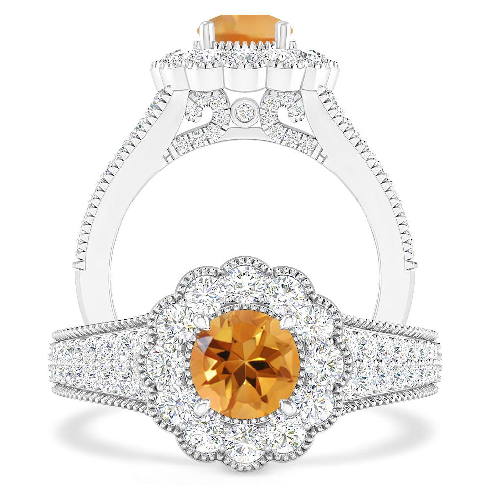 White Gold - Citrine