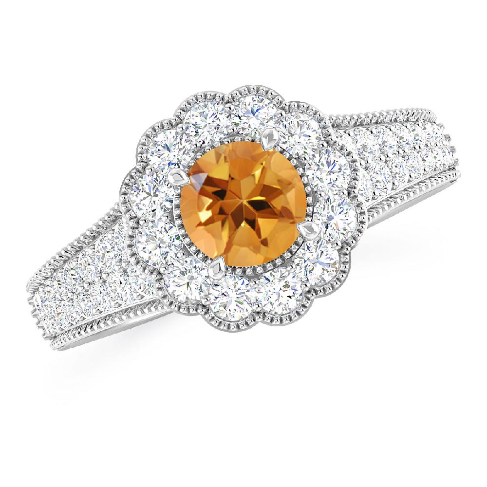 White Gold - Citrine