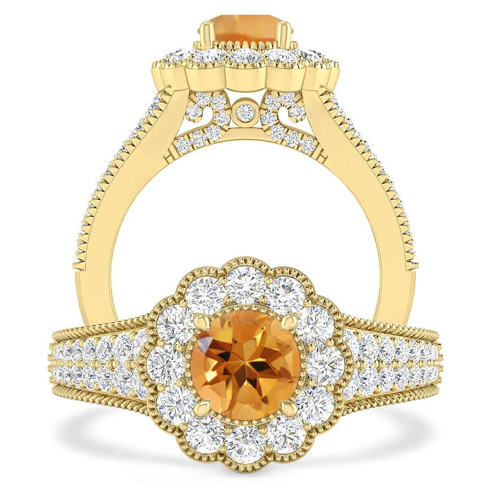 Yellow Gold - Citrine