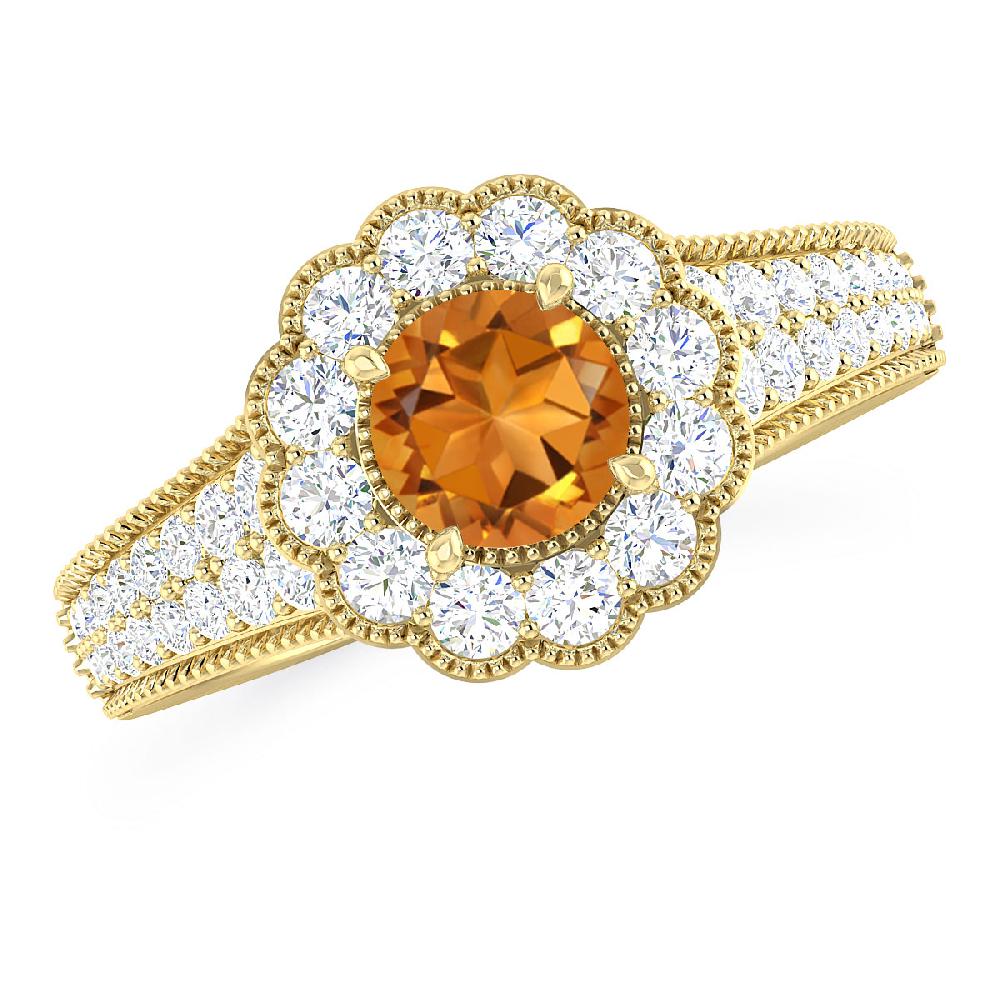 Yellow Gold - Citrine