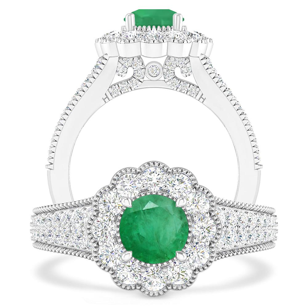 White Gold - Emerald