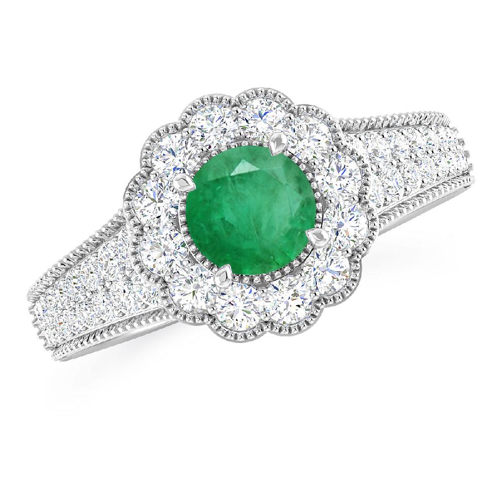 White Gold - Emerald