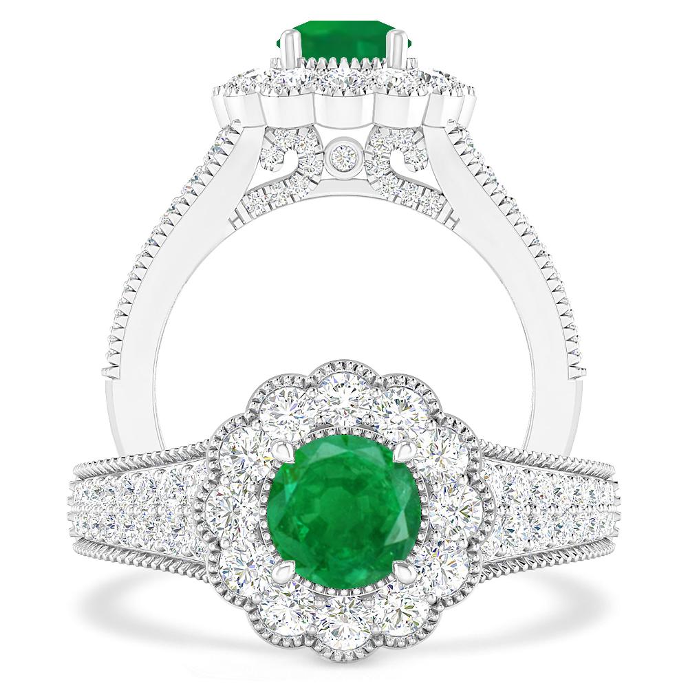 White Gold - Emerald