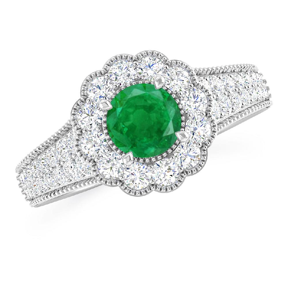 White Gold - Emerald