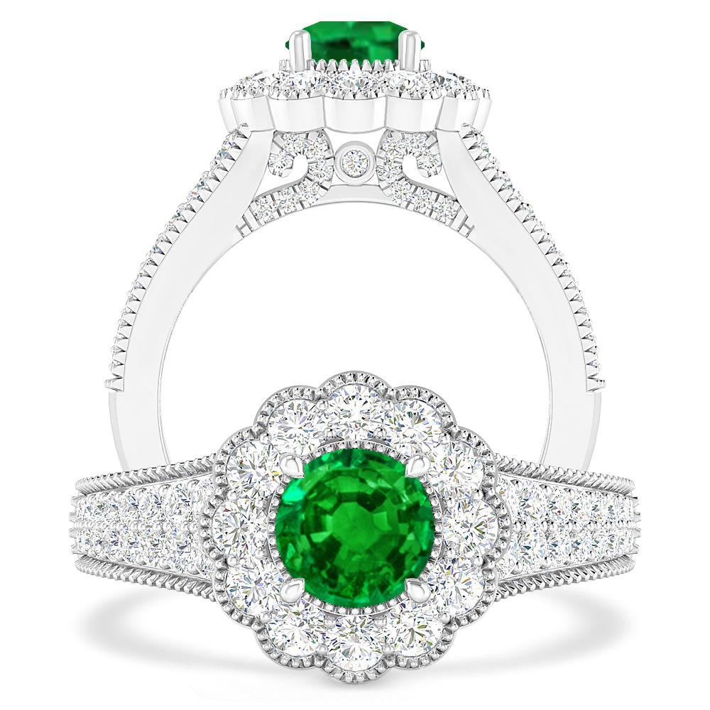 White Gold - Emerald