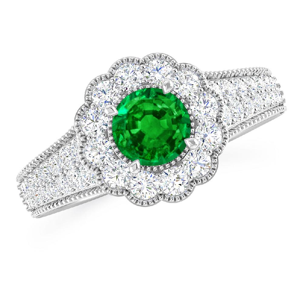 White Gold - Emerald