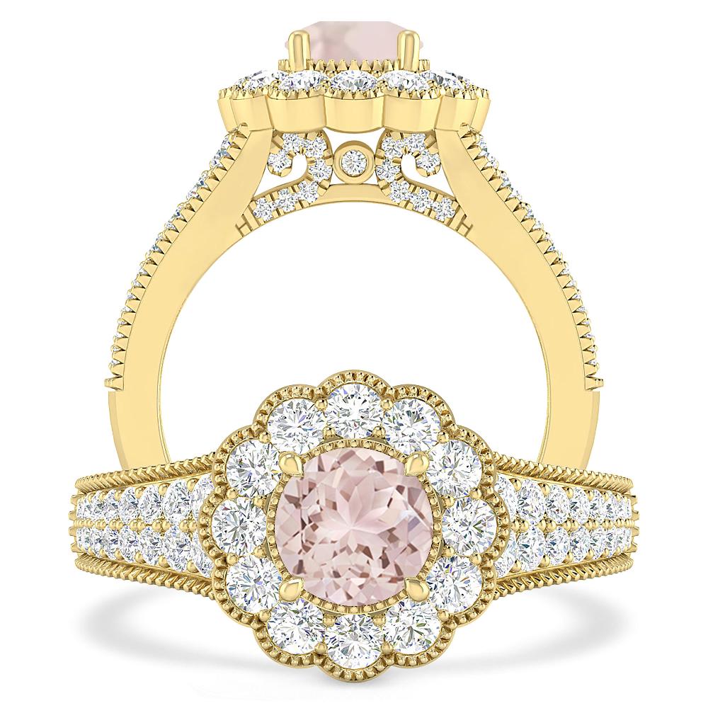 Yellow Gold - Morganite