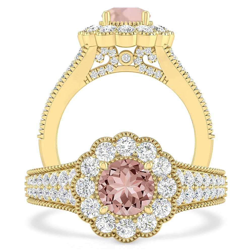 Yellow Gold - Morganite