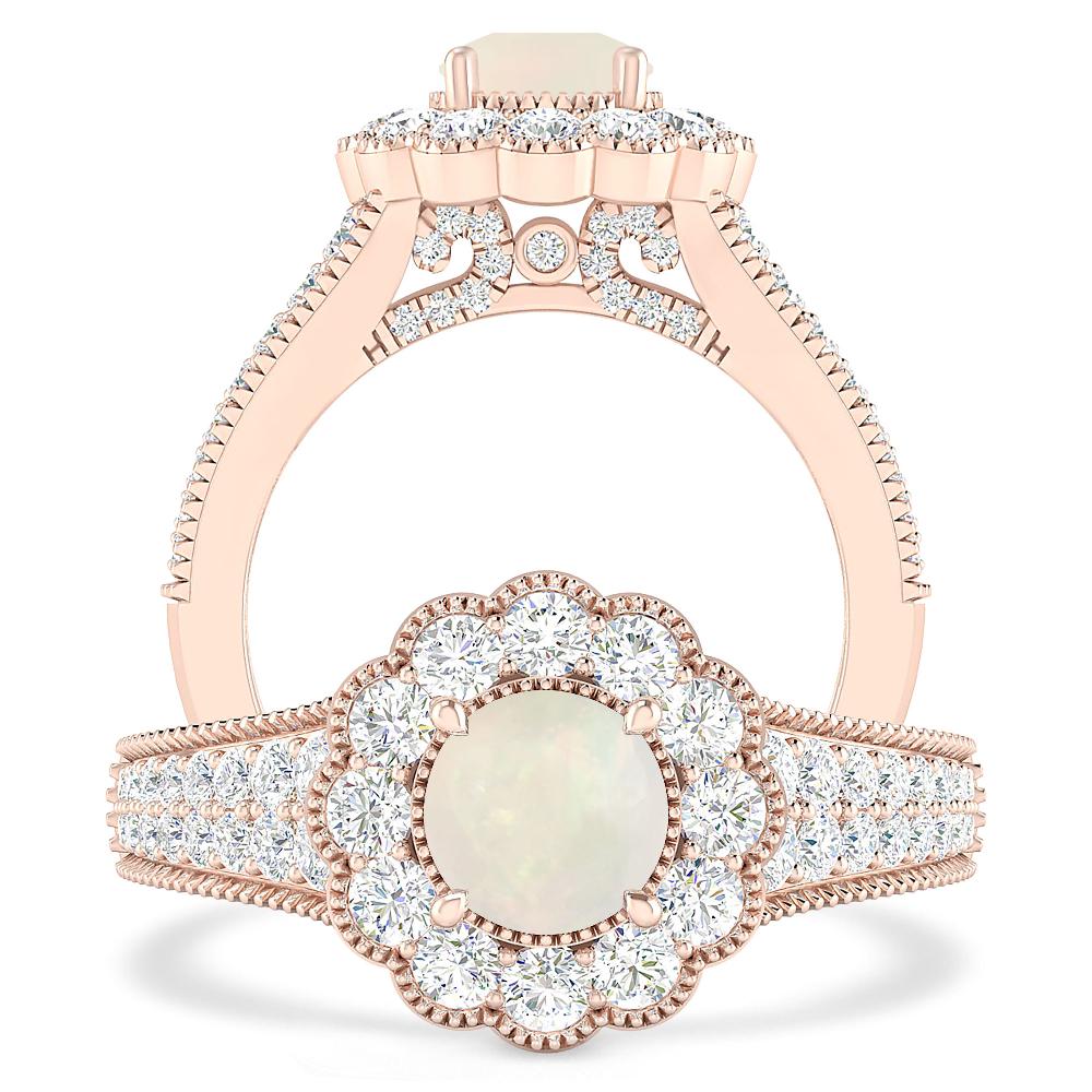 Rose Gold - Opal