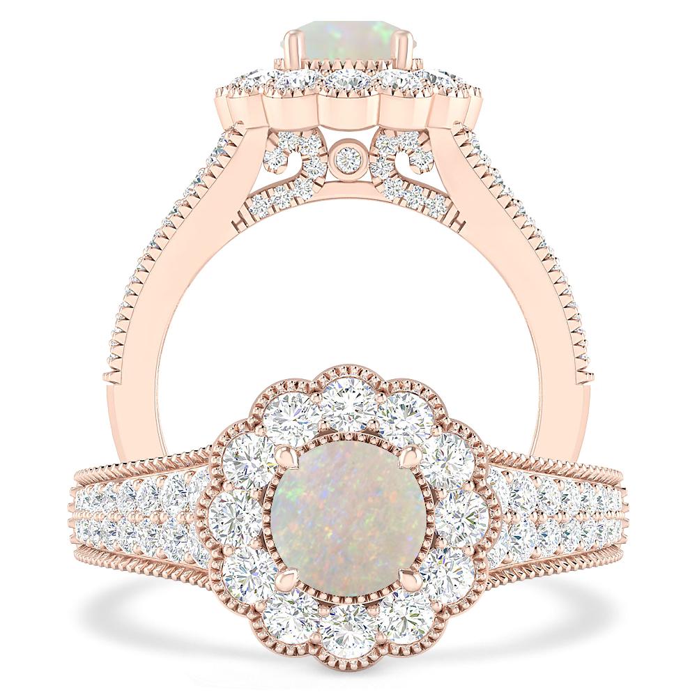 Rose Gold - Opal