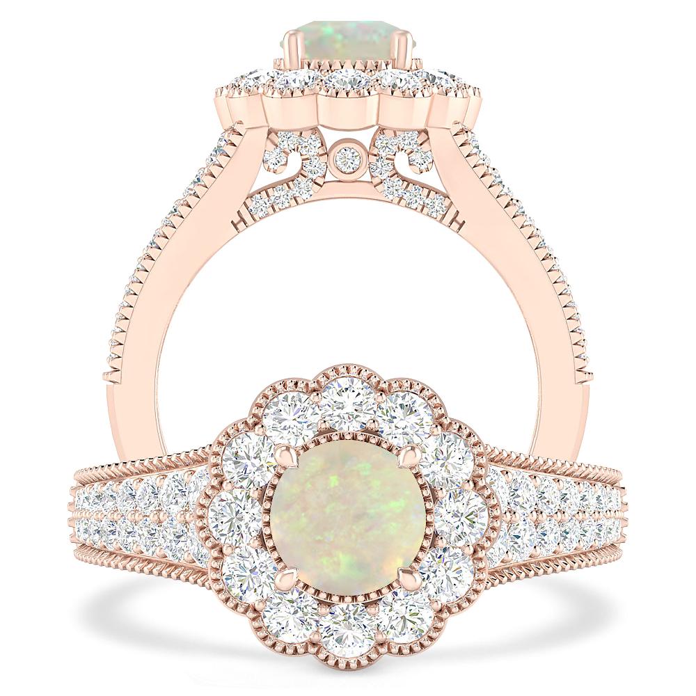 Rose Gold - Opal